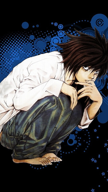L Lawliet, Anime Character HD phone wallpaper