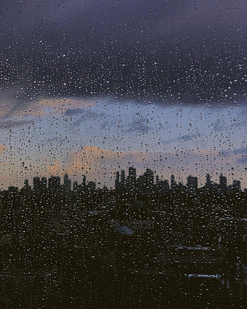 Rain, Drops, City, Miscellanea, Miscellaneous, Glass HD phone wallpaper