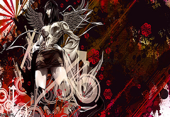 hellboys, sexy, wings, girl, paranormal HD wallpaper