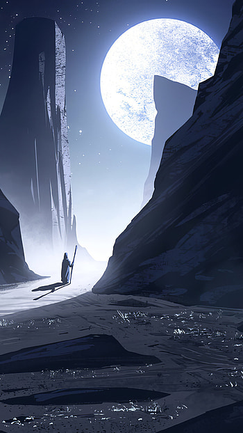 Moonlight walk, Samsung Galaxy S6, Google Pixel XL, Nexus 6P HD phone wallpaper