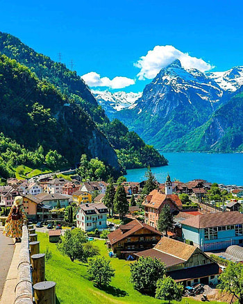 Switzerland, cloud, sky HD phone wallpaper