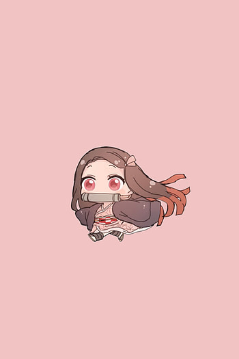 Nezuko~chan <3, Anime, Cute, Pink, Nezuko, DemonSlayer, Kawaii HD phone wallpaper