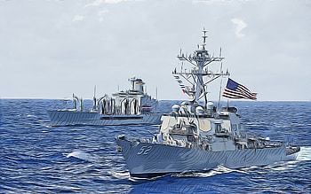 USS Barry, , vector art, DDG-52, destroyer, United States Navy, US army, abstract ships, battleship, US Navy, Arleigh Burke-class, USS Barry DDG-52 HD wallpaper
