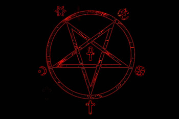 Pentagram, Dark, Occult HD wallpaper