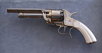 Art Deco Steampunk Pistol, Art Deco, custom, design, Pistol, weapon, gun, Steampunk HD wallpaper