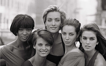 Vogue 1990, Naomi Campbell HD wallpaper