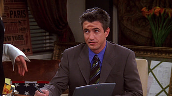 Apple laptop, Dermot Mulroney, Gavin Mitchell, Friends season 9 HD wallpaper