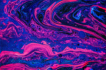 Abstract, Divorces, Paint, Liquid, Fluid Art, Tinsel, Sequins HD wallpaper