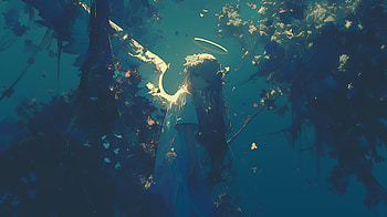 Angel Style Anime, angel, Anime, AI Art, anime angel HD wallpaper