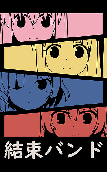 Bocchi the Rock! Vibrant Anime Band , Anime, Bocchi the Rock! HD phone wallpaper
