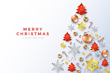 Merry Christmas And Happy New Year, Decoration, New Year, Merry, Christmas And Happy HD wallpaper