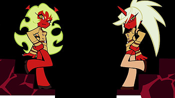 Vector, Legs, Girl, Anger, Devil HD wallpaper