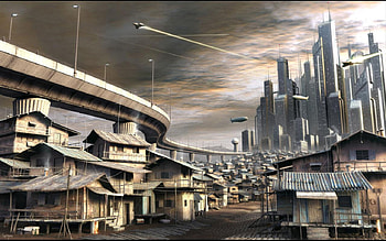 City, Sci Fi HD wallpaper