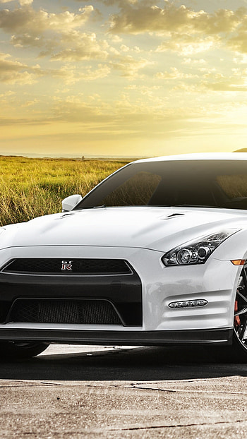 nissan gt-r, nissan, white, auto HD phone wallpaper