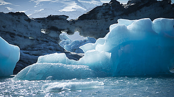 Glacier marvel, Icy beauty, Sea ice formations, Nature's wonder HD wallpaper