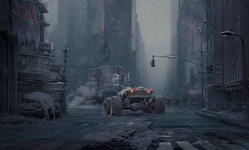 Destroyed City Background. ... HD wallpaper