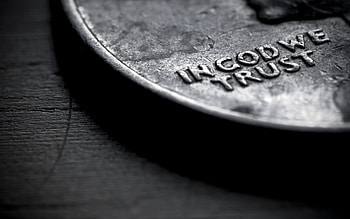 In God We Trust, faith, god, black, trust HD wallpaper