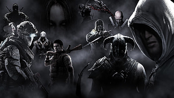 Video Game - Collage Altair (Assassin's Creed) Skyrim Farcry Ezio (Assassin's Creed) HD wallpaper
