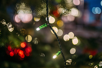 Holidays, Glare, Holiday, Glow, Garland, Light Bulbs HD wallpaper