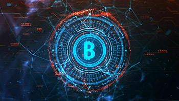 Abstract backgrounds, Motion visuals, Video wall, Blockchain concept HD wallpaper