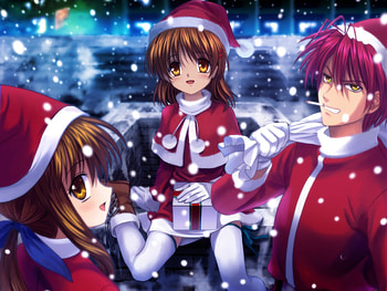 Anime Christmas Background Cartoon Christmas 21971wall.jpg HD wallpaper
