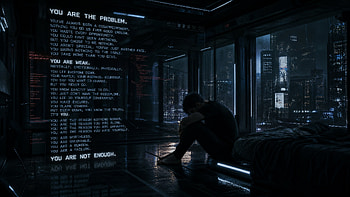 — Neon City: Echoes of Doubt, Cyberpunk HD wallpaper