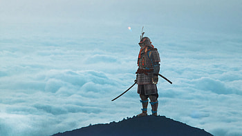 The Samurai Stood Still, samurai, artist, artwork, digital-art, deviantart HD wallpaper