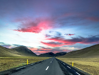 Landscape, Nature, Mountains, Road, Asphalt HD wallpaper