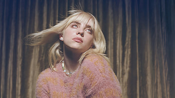 Billie Eilish, Singer, white, Eilish, Billie HD wallpaper