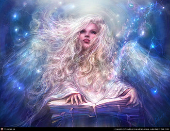sky blue angel, blue, angel, sky HD wallpaper