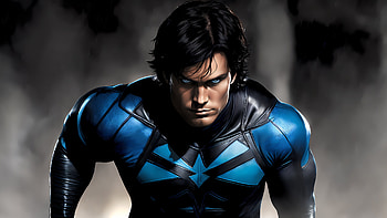 Nightwing Aura, nightwing, superheroes, artist, artwork, digital-art, ai HD wallpaper