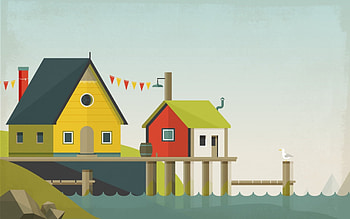 Dock, game, video, CG HD wallpaper