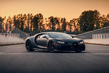 Black Bugatti Chiron Pur Sport HD wallpaper