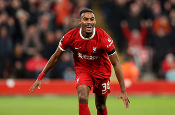 Ryan Gravenberch - Celebrating with Liverpool F.C., Sports, soccer, Liverpool F.C. HD wallpaper