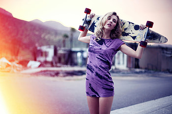 Rachel Ann Yampolsky , rachel-ann-yampolsky, celebrities, girls, model, skateboard HD wallpaper