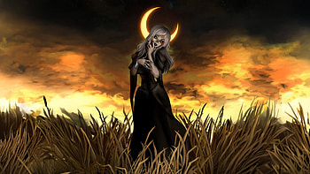 Witch Of The Withering Field, witch, artist, artwork, art, digital-art, artstation HD wallpaper