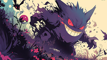 featuring Gengar from Pokémon, Anime, Pokemon, Gengar (Pokémon) HD wallpaper
