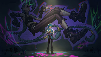 Jinx Arcane Netflix Series, arcane, netflix, jinx-league-of-legends, tv-shows, league-of-legends, artstation HD wallpaper