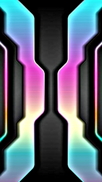 amoled neon black new, digital, tech, samsung, material, modern, design, gamer, shiny, abstract, colorful HD phone wallpaper