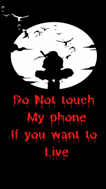 do not touch, naruto, art, Itachi, anime HD phone wallpaper