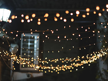 Fairy Lights, Mood-setting, Outdoor string lights, Ramadan decorations HD wallpaper