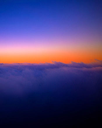 Nature, Sunset, Sky, Twilight, Clouds, Dusk, Height HD phone wallpaper