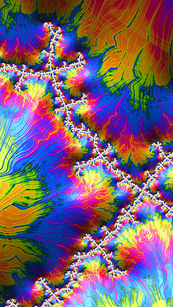Trippy Psychedelic Fractal, Abstract, fractal HD phone wallpaper