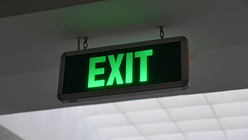 Words, Backlight, Illumination, Inscription, Output, Exit HD wallpaper