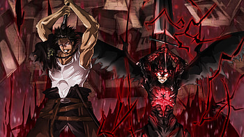 Asta Yami Sukehiro Black Clover HD wallpaper