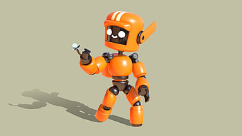 Love, Death and Robots 3D model, Detailed rendering, Unique design, Artistic expression HD wallpaper