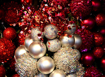Christmas balls, balls, holiday, colours, christmas HD wallpaper