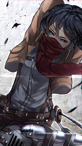 Mikasa Ackerman, Anime, Attack on Titan HD phone wallpaper