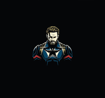 First Avenger, Captain America, minimalist HD wallpaper