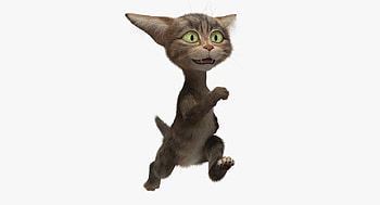Cat, pisici, oleg zhevelev, fantasy HD wallpaper